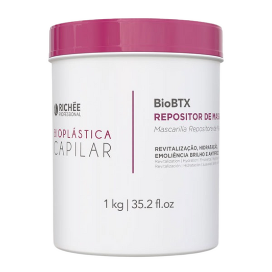 Richée Bioplástica BioBTx 1Kg – Repositor de Massa com Redução de Volume e Brilho Intenso