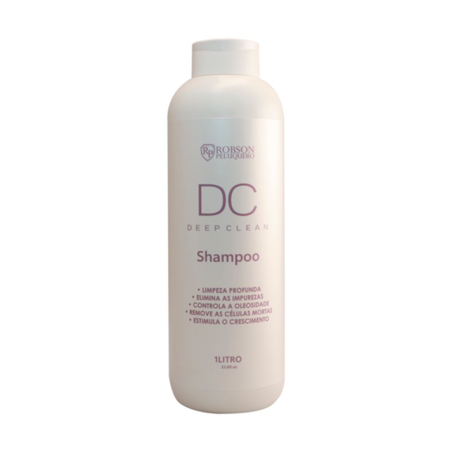 Robson Peluquero Shampoo Detox Deep Clean 1L - Limpeza profunda com suavidade e equilíbrio