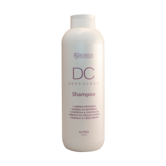 Robson Peluquero Shampoo Detox Deep Clean 1L - Limpeza profunda com suavidade e equilíbrio