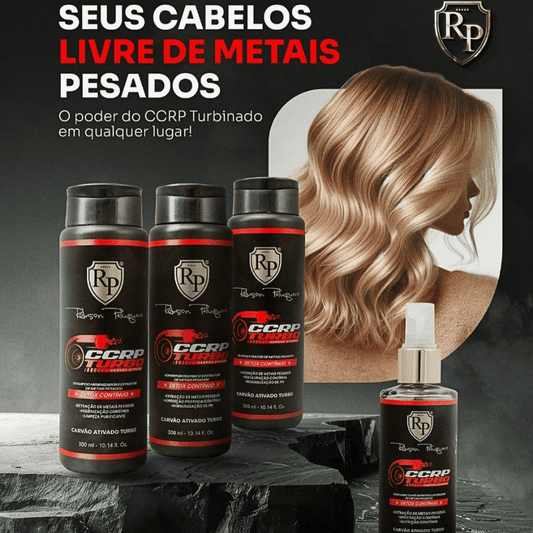 Robson Peluquero CCRP Turbo 300ml – Kit 4 Passos Detox + Reconstrução