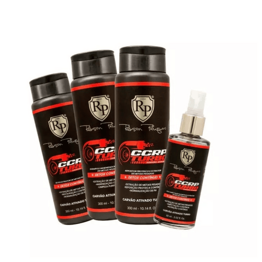 Robson Peluquero CCRP Turbo 300ml – Kit 4 Passos Detox + Reconstrução