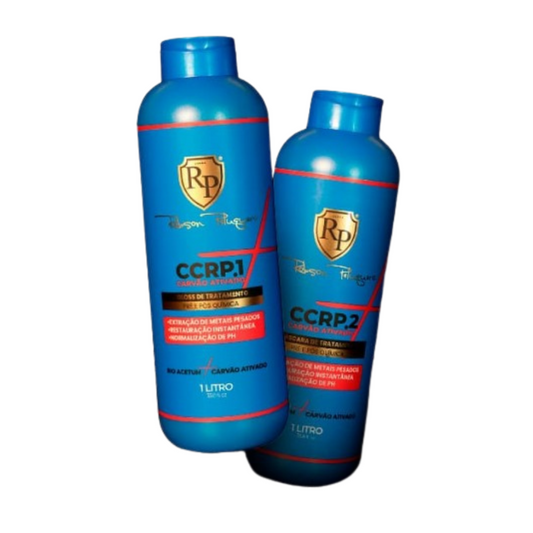 Robson Peluquero CCRP + Carvão Ativado 1L – Detox de Metais Pesados & Reconstrução Pré/Pós-Química