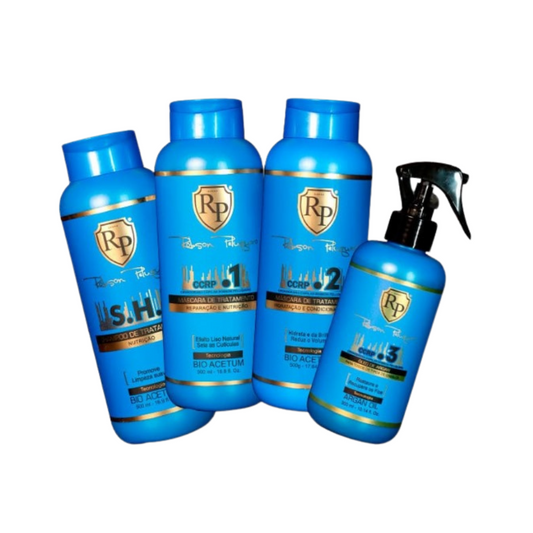 Robson Peluquero CCRP – Kit Profissional 4 Passos Alta Reconstrução
