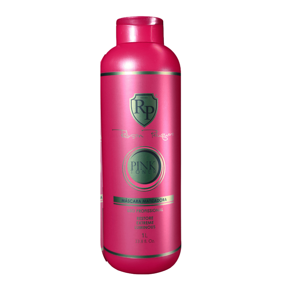 Robson Peluquero Matizador Pink 1L | Efeito Champagne com Hidratação Profunda