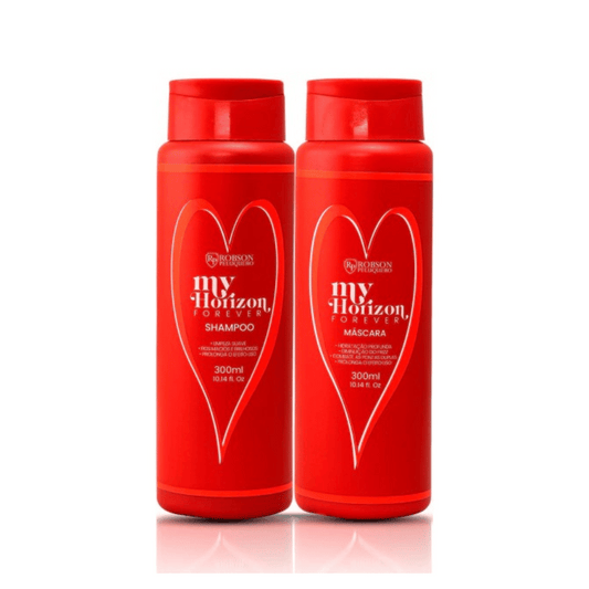 Robson Peluquero Kit My Horizon Forever Home Care 300ml - Efeito liso prolongado, hidratação intensa