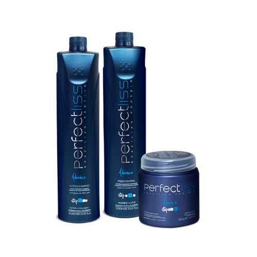 Visat Hair Perfectliss Advance 3 Passos – Tratamento Alisante Profissional com Tamarindo, Lótus e Turmalina