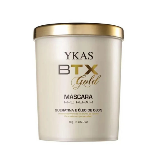 Ykas Gold Pró Repair – Máscara Reconstrutora Antifrizz 1kg