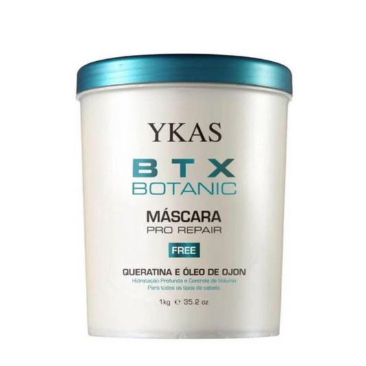 Ykas BTX Botanic 1kg – Máscara Reconstrutora Antifrizz